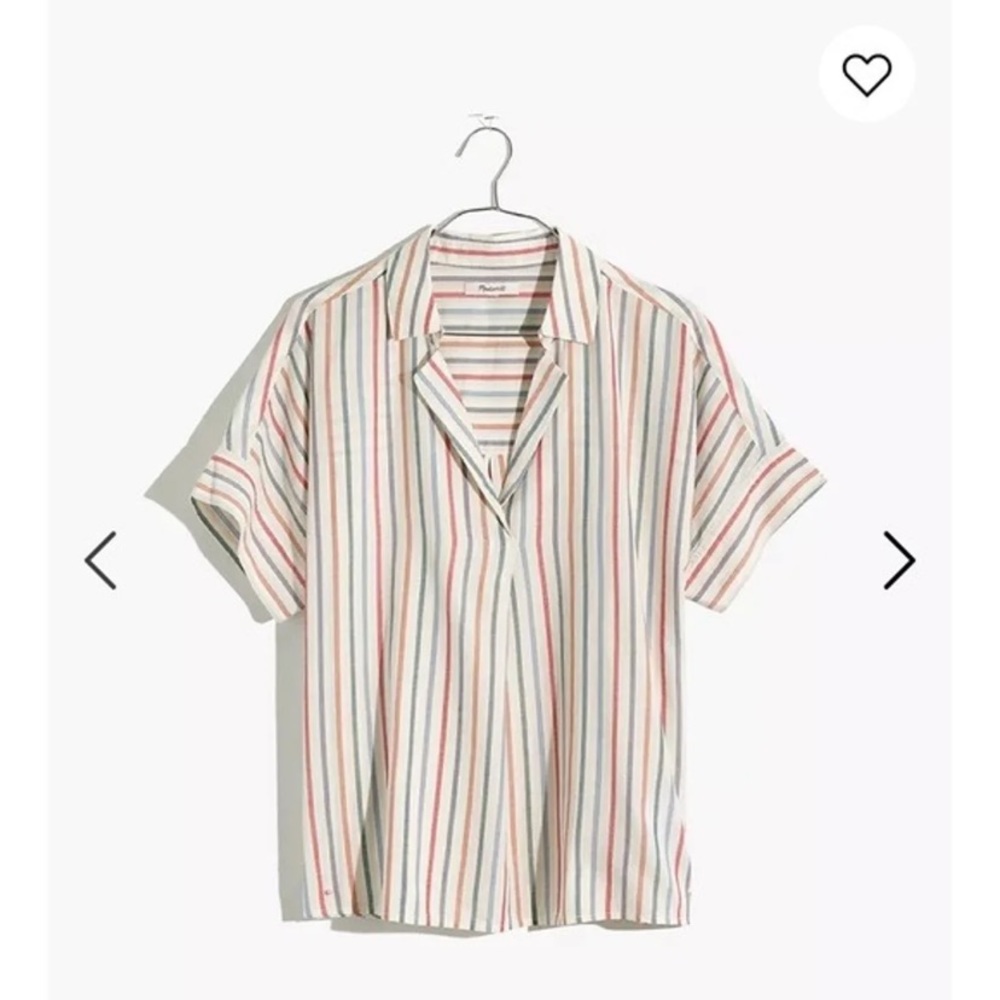 Madewell Top Rainbow Stripe